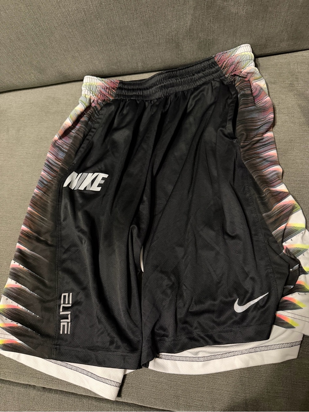 Lot of 2 pairs Nike Men’s Black Athletic Shorts XL